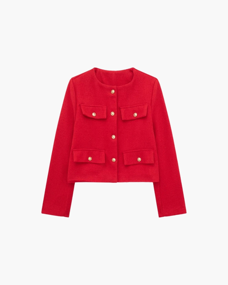Savile Crop Blazer - Brooksfor