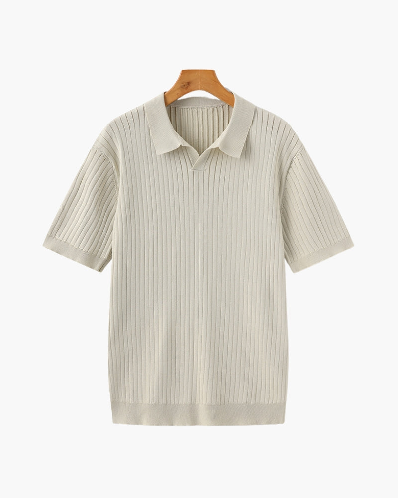 Premium Ribbed Polo - Brooksfor