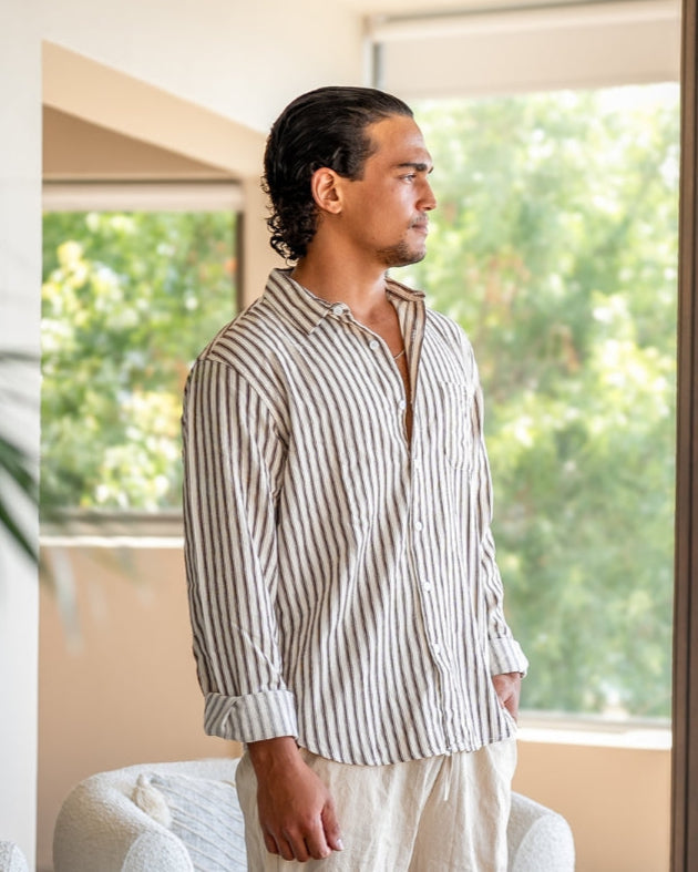 Gentlemen's Striped Shirt - Brooksfor