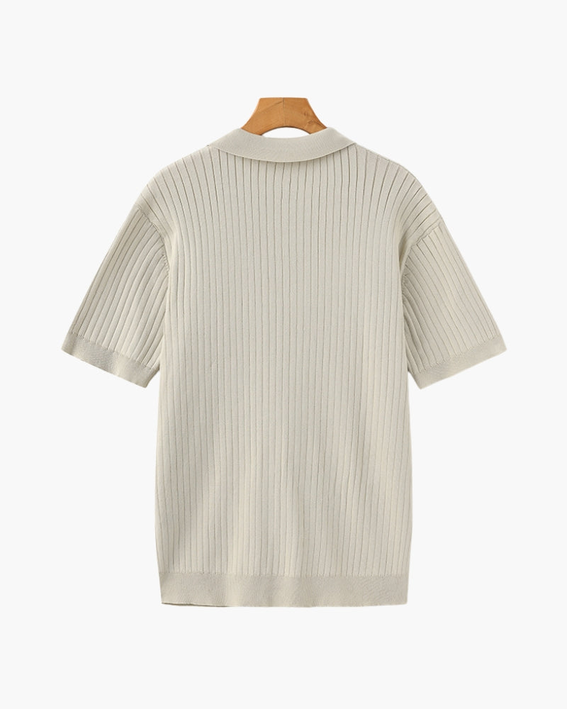 Premium Ribbed Polo - Brooksfor