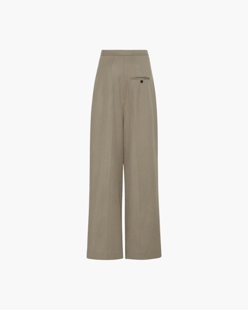 Woolen Oversized Pantalon - Brooksfor
