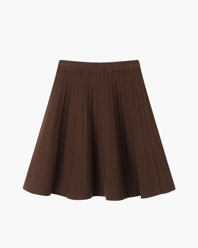 Oxford Pleated Wool Mini - Brooksfor