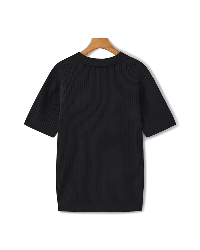 Premium Ribbed Polo - Brooksfor