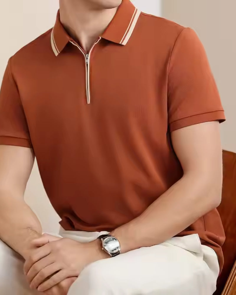 Ridgeway Zip Polo - Brooksfor