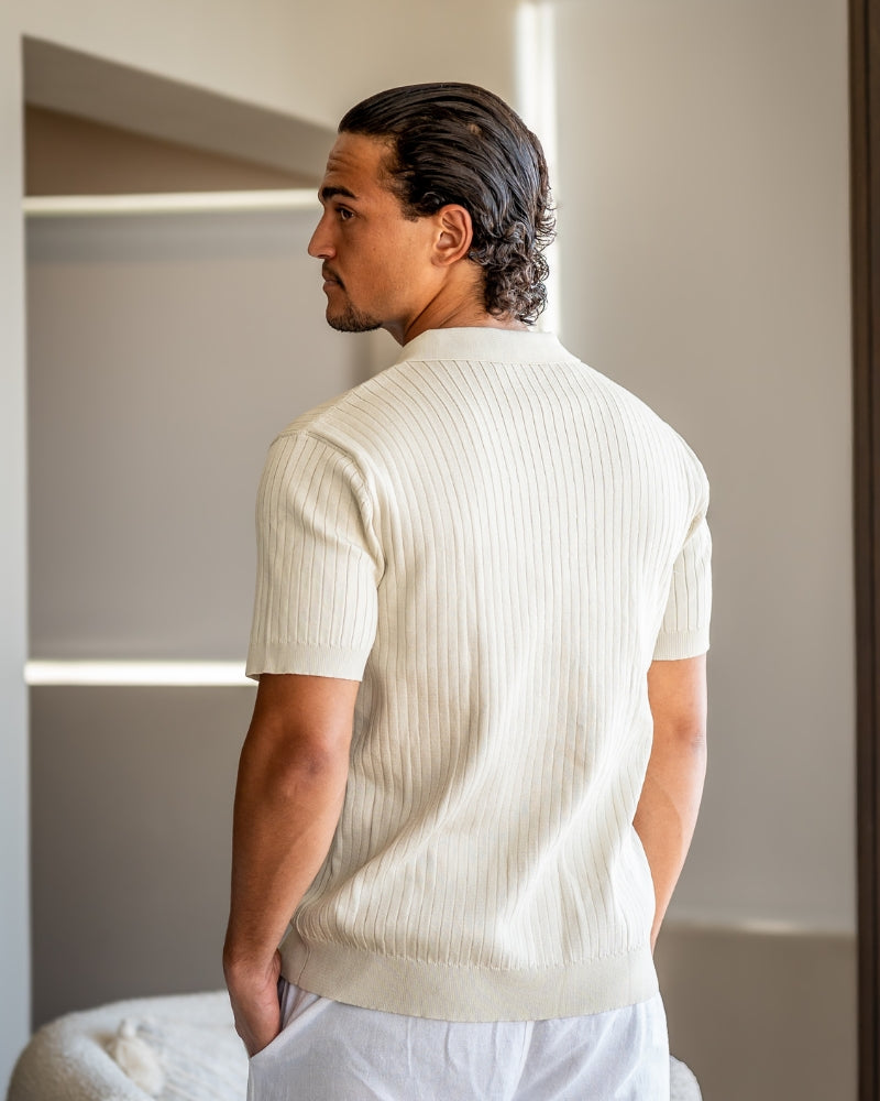 Premium Ribbed Polo - Brooksfor