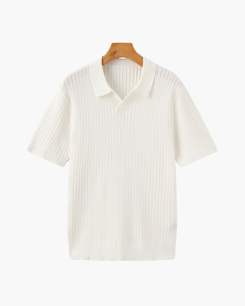 Premium Ribbed Polo - Brooksfor