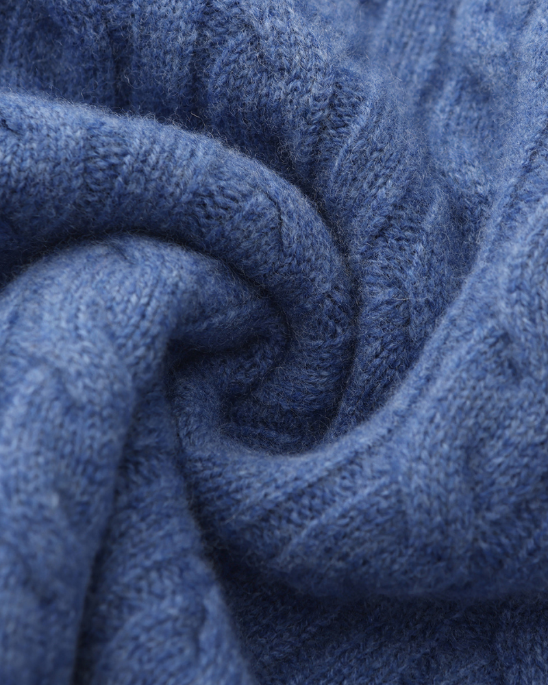 100% Cashmere Woven Half Zip - Brooksfor