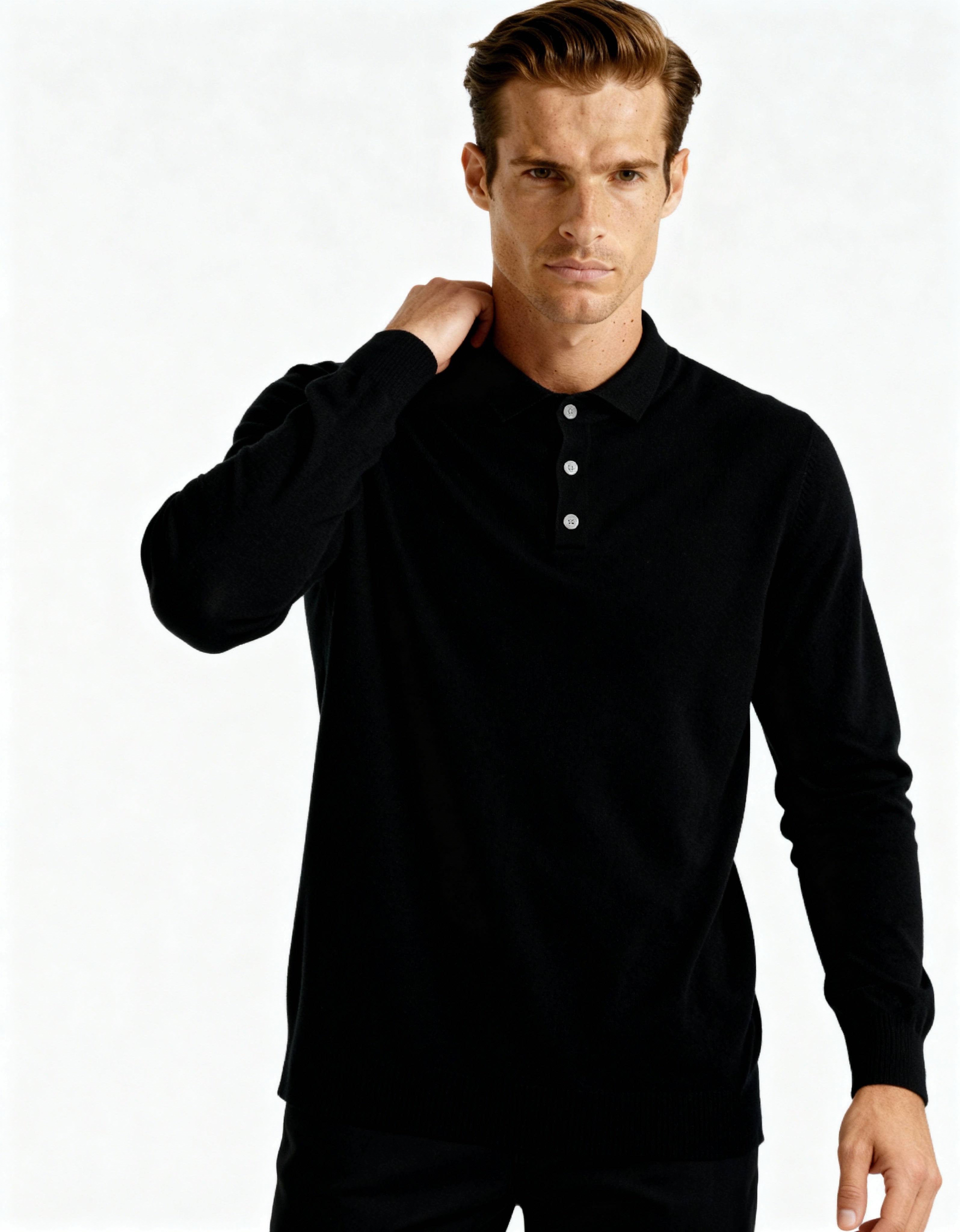 100% Cashmere Polo - Brooksfor
