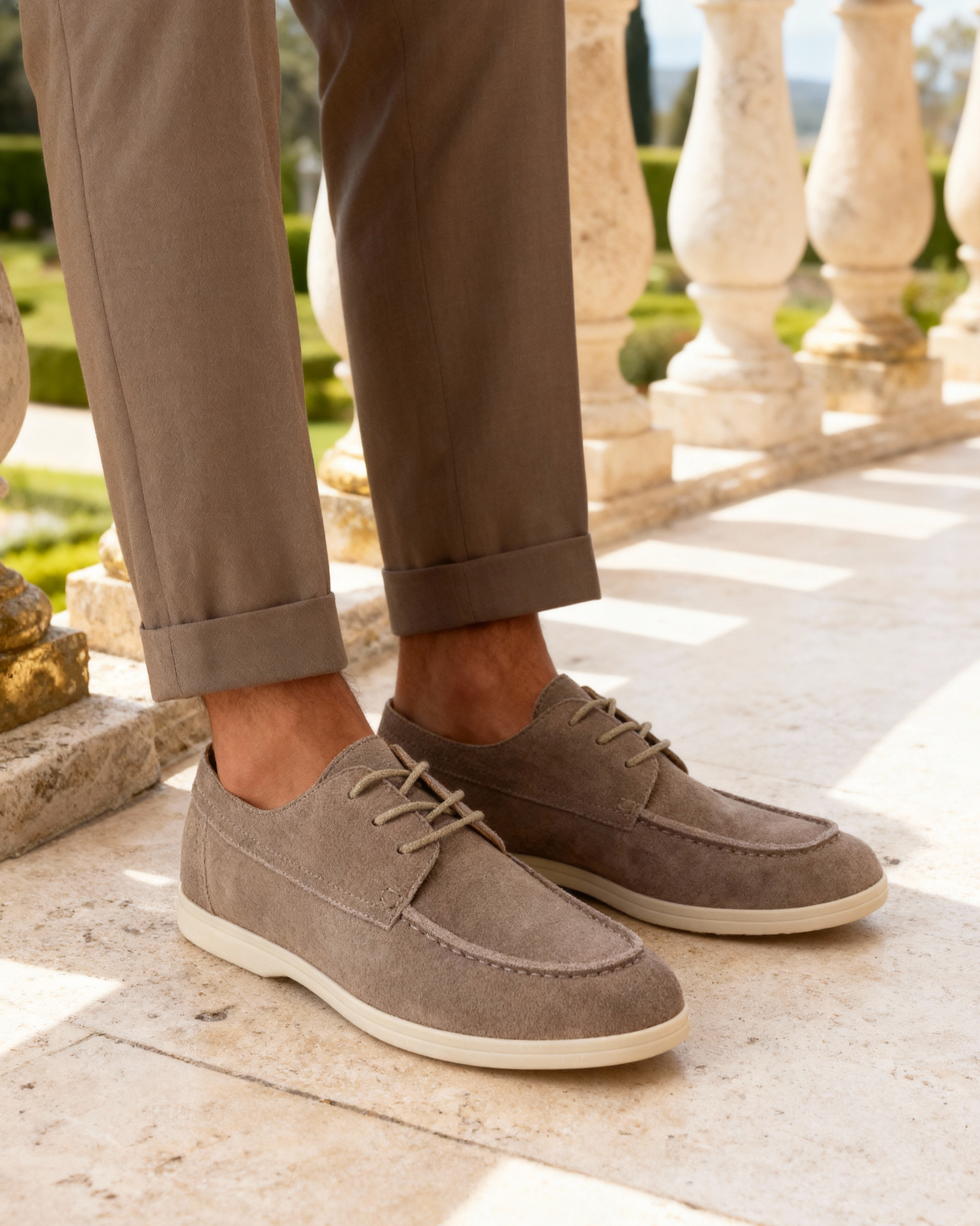 Premium Suede Lace Shoes - Brooksfor