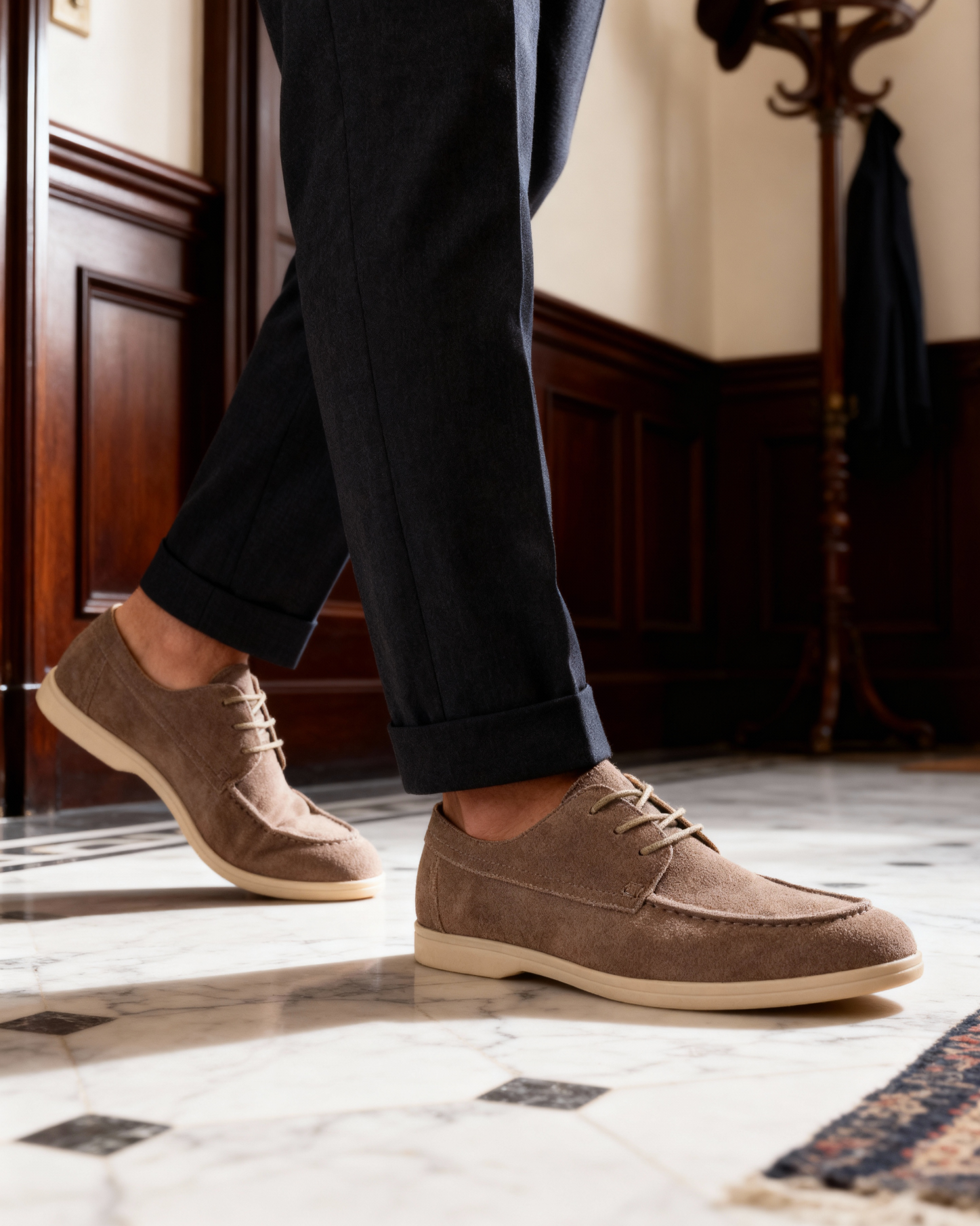 Premium Suede Lace Shoes - Brooksfor