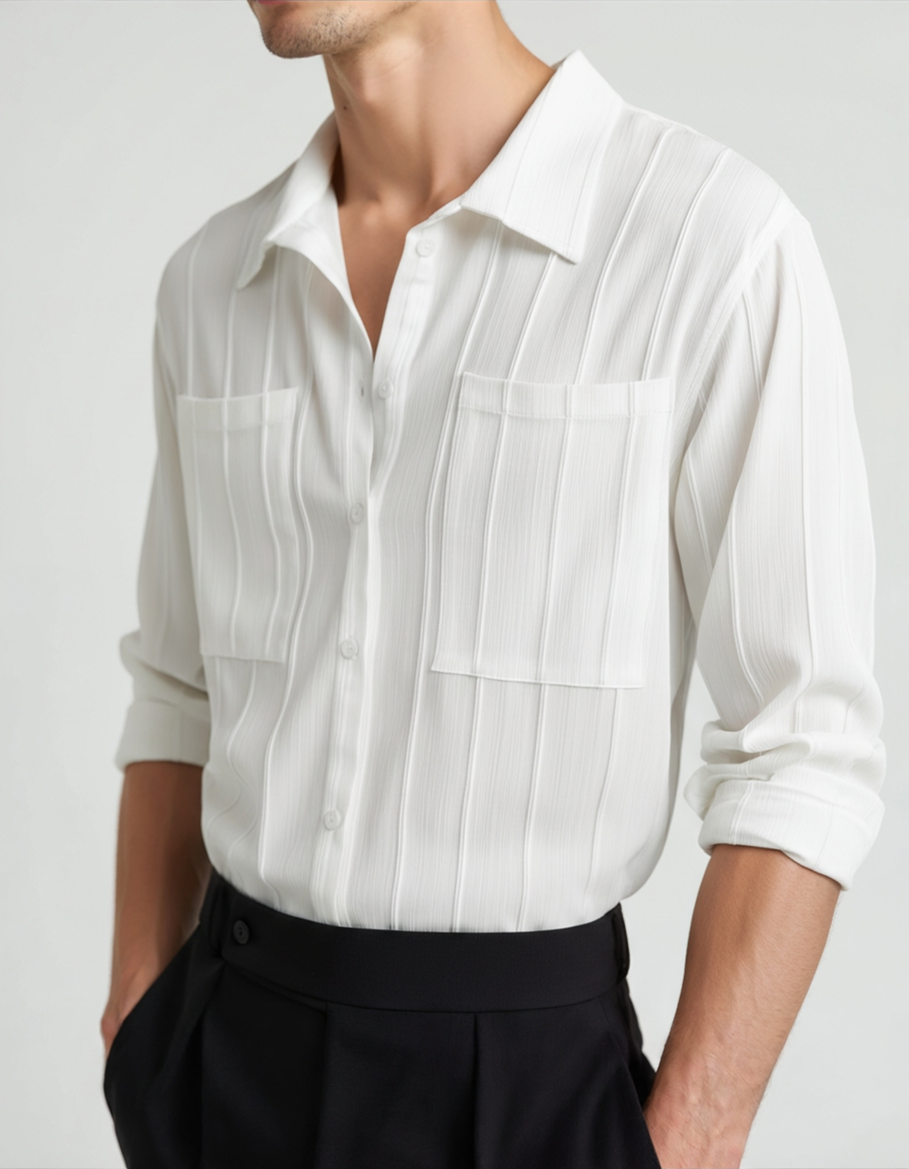 ST Tropez Ribbed Shirt - Brooksfor