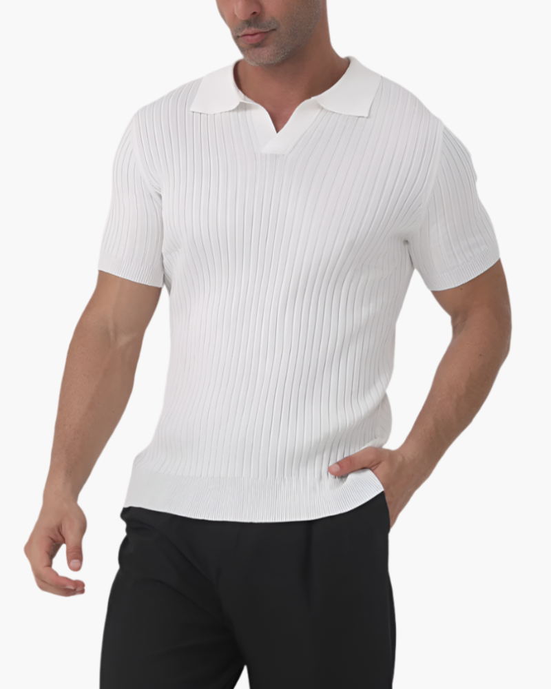 Florence - Ribbed Cotton Polo - Brooksfor