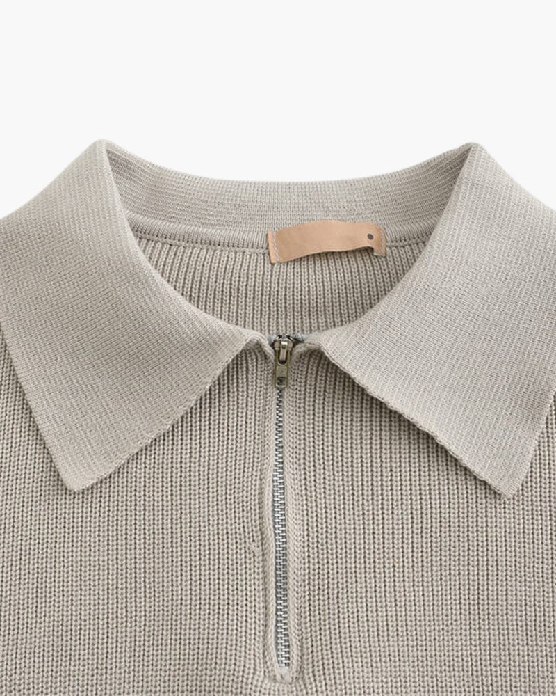 Cesare Half Zip Sweater - Brooksfor