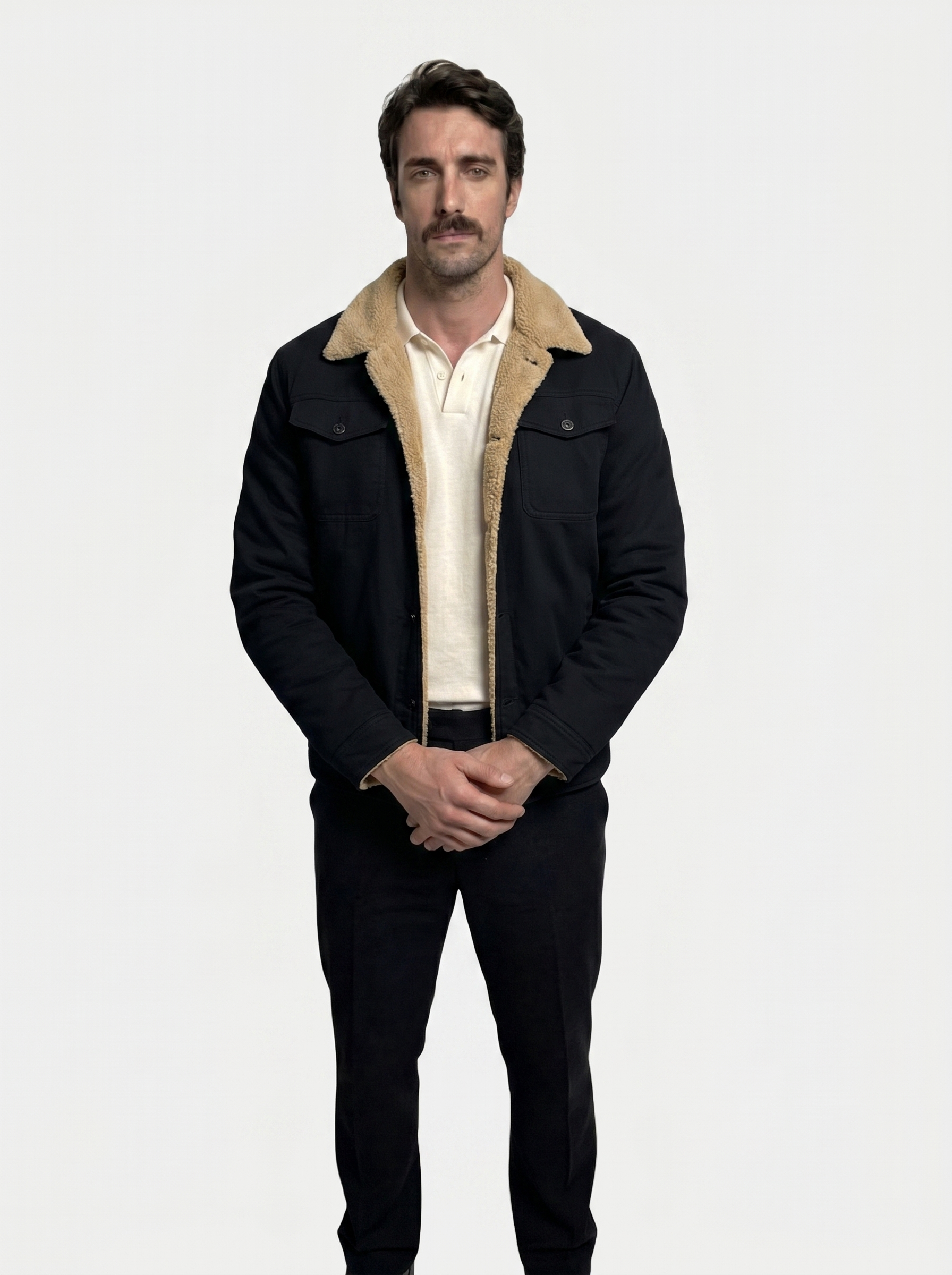 Vintage Fleece Bomber Jacket - Brooksfor