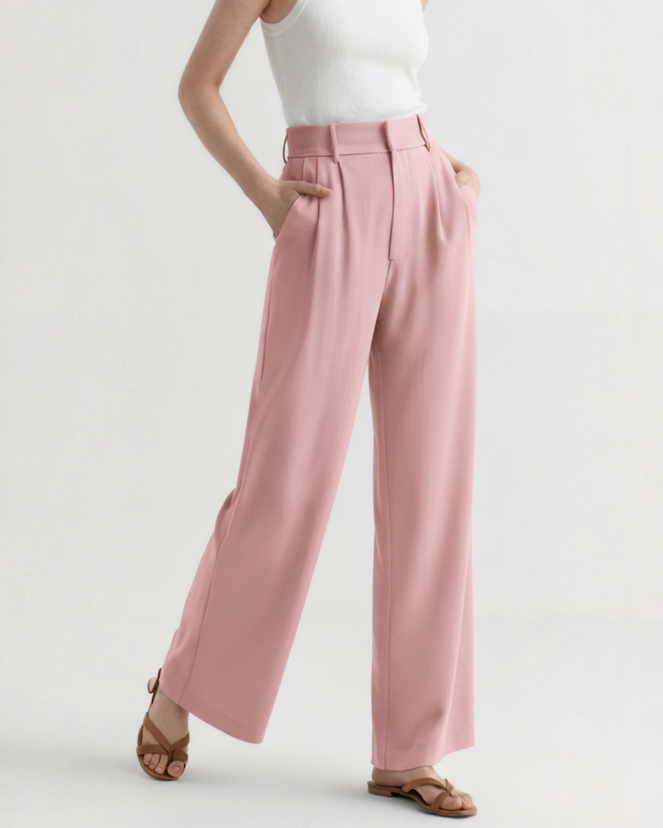 Serena Wide-Leg Trousers - Brooksfor