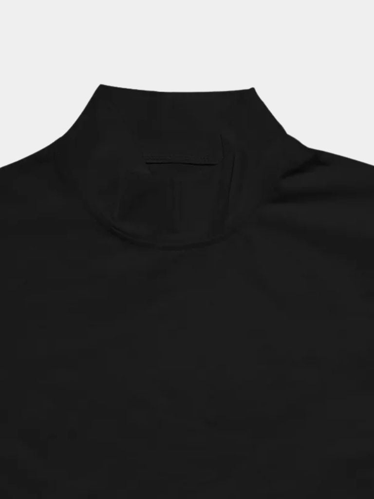 Solid Casual Turtle Neck T-Shirt - Brooksfor