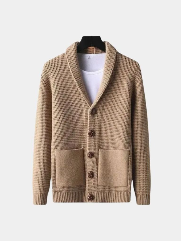 Sophisticated Winter Wool Cardigan - Brooksfor