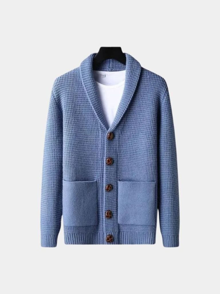 Sophisticated Winter Wool Cardigan - Brooksfor