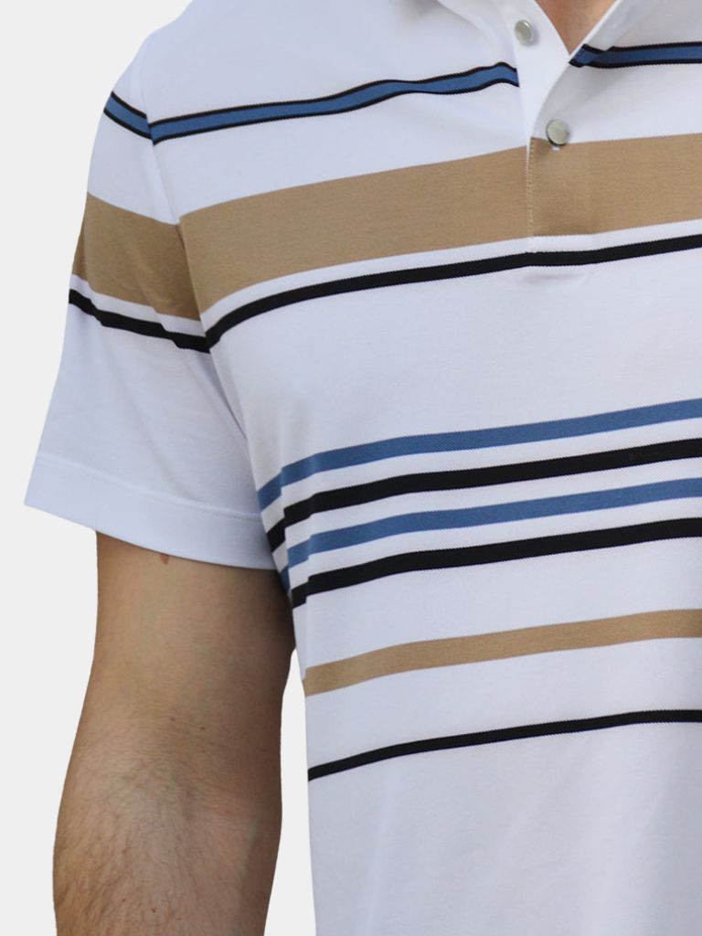 Sunset Stripe Polo - Brooksfor
