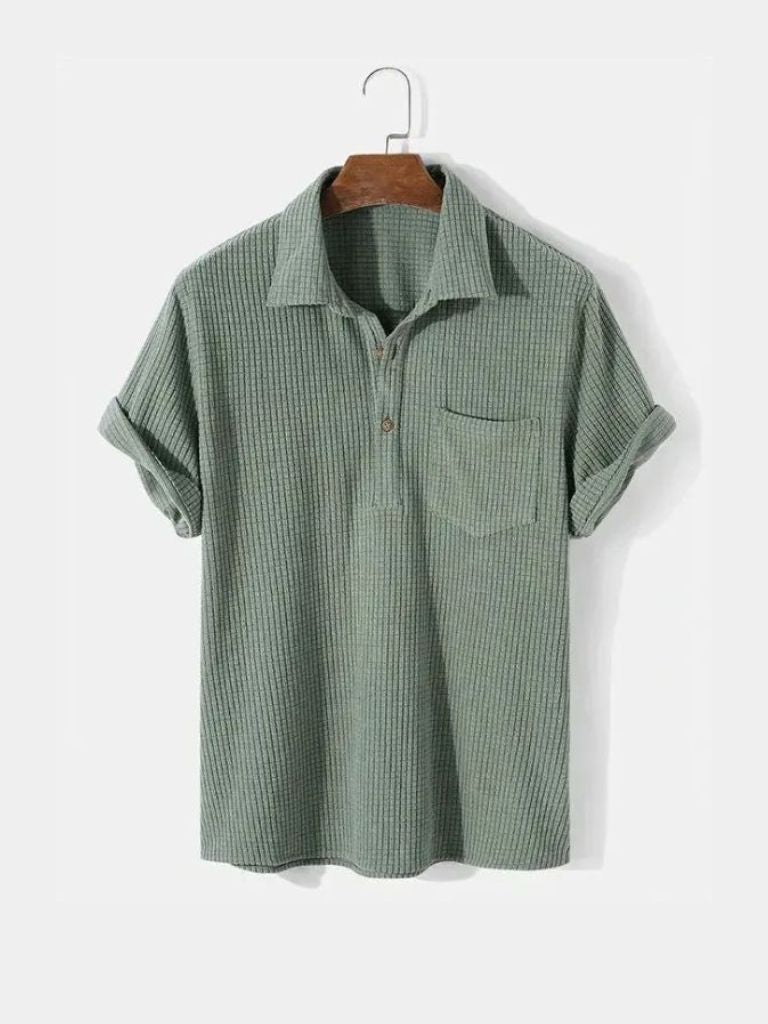 Textured Short Sleeve Shirt - Brooksfor