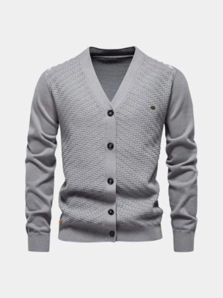V Neck Knitwear Cardigan - Brooksfor