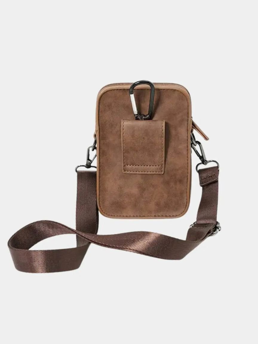 Vintage Mini Leather Crossbody Shoulder Bag - Brooksfor